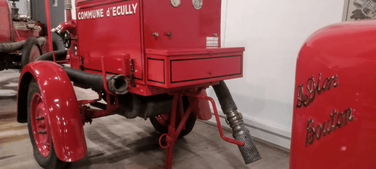 véhicule pompier pompe musée des pompiers lyon